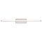Dweled Parallax 24in LED Wall Sconce 3-CCT 2700K-3000K-3500K Set to 3000K in Brushed Nickel WS-73124 - alternate 3
